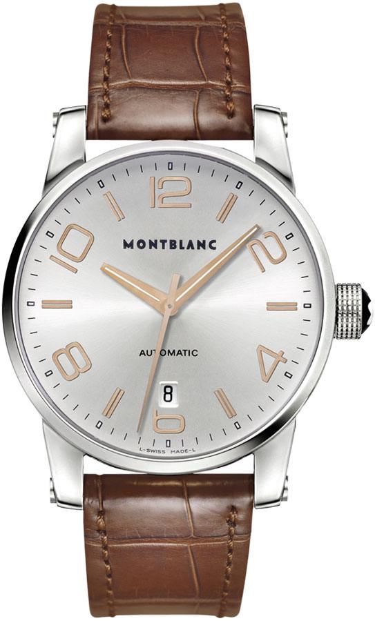 MontBlanc TimeWalker Automatic Watches  Silver  105813 Watch
