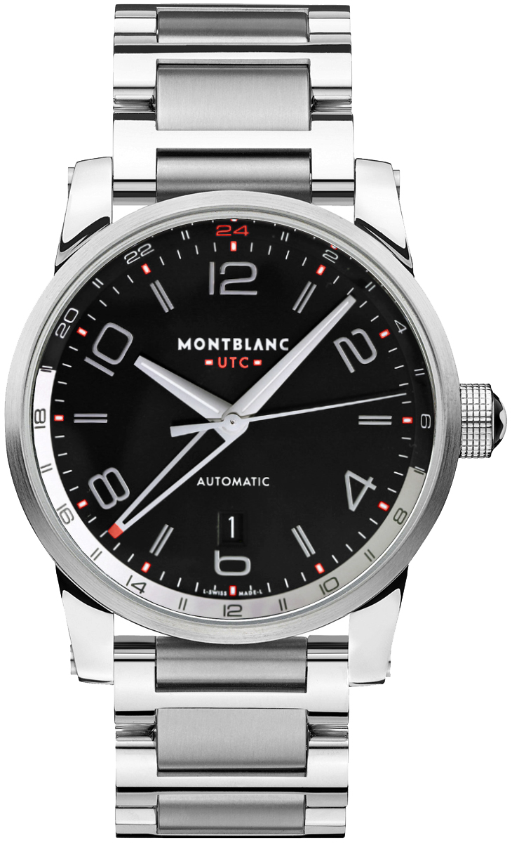 MontBlanc TimeWalker Automatic Watches Mens Black Self winding Automatic 109135 Watch