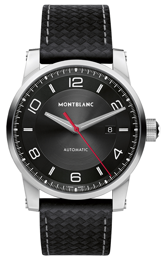 MontBlanc TimeWalker Automatic Watches Mens Black Self winding Automatic 113877 Watch