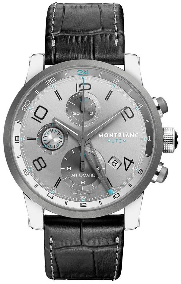 MontBlanc TimeWalker Chronograph Watches Mens Grey  107339 Watch