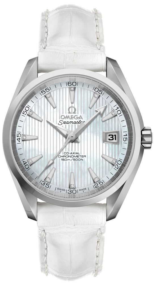 Omega Seamaster Aqua Terra Watches Mens Pearl White Self winding Automatic 23113392155001 Watch