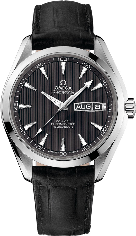 Omega Seamaster Aqua Terra Watches Mens Grey Self winding Automatic Chronometer 23113432206001 Watch