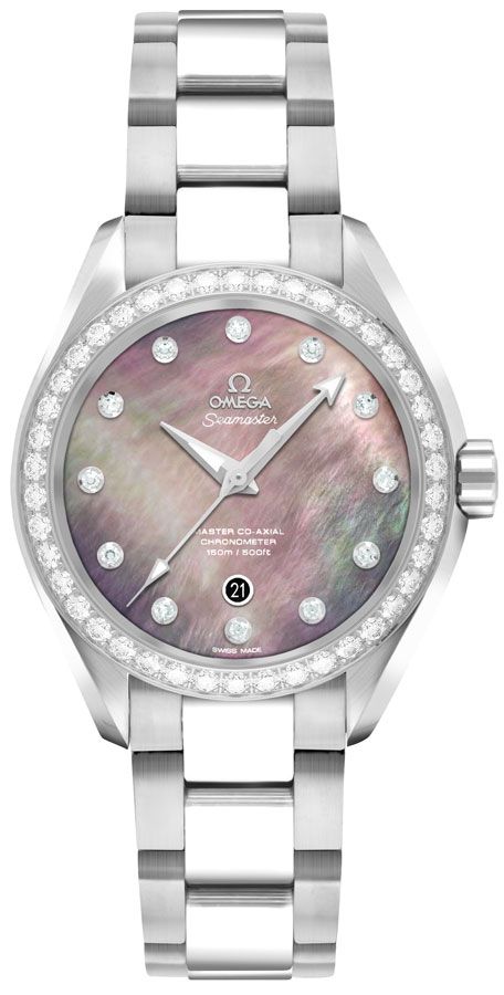 Omega Seamaster Aqua Terra Watches Ladies Tahiti Mother of Pearl Self winding Automatic 23115342057001 Watch