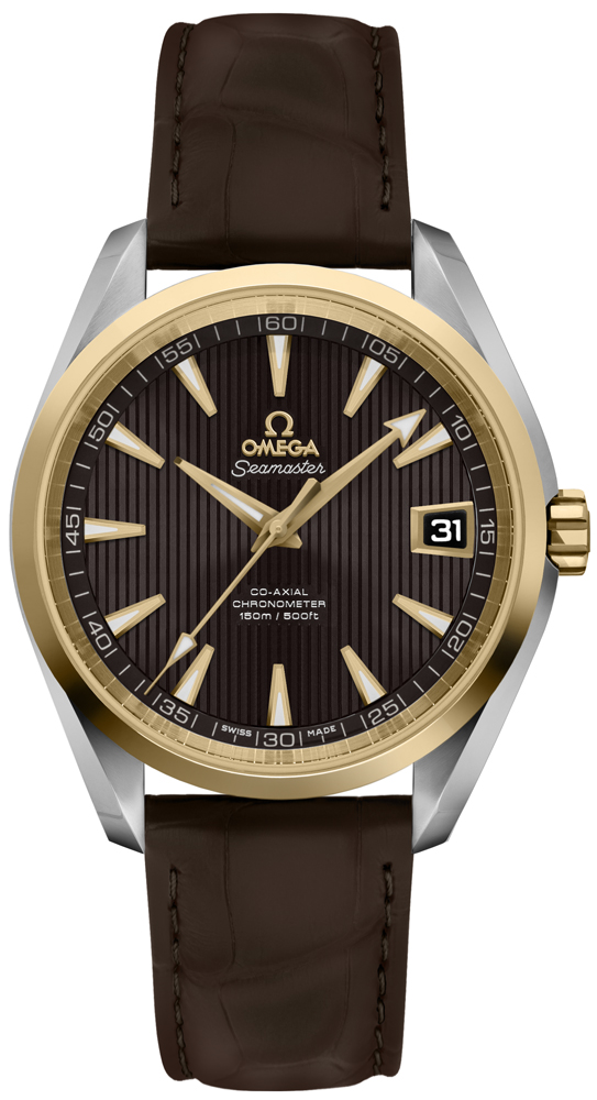 Omega Seamaster Aqua Terra Watches  TeakGrey Self winding Automatic Chronometer 23123392106002 Watch