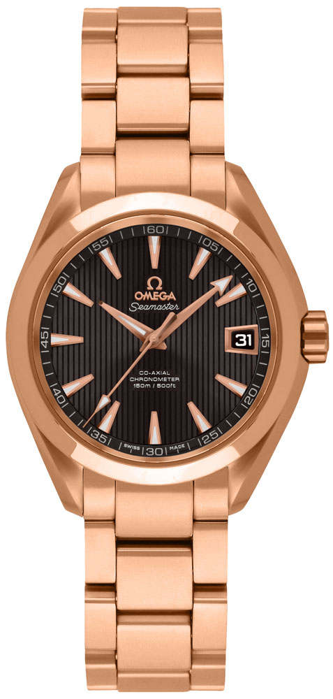 Omega Seamaster Aqua Terra Watches Ladies Teak Blue Self winding Automatic Chronometer 23150302006001 Watch