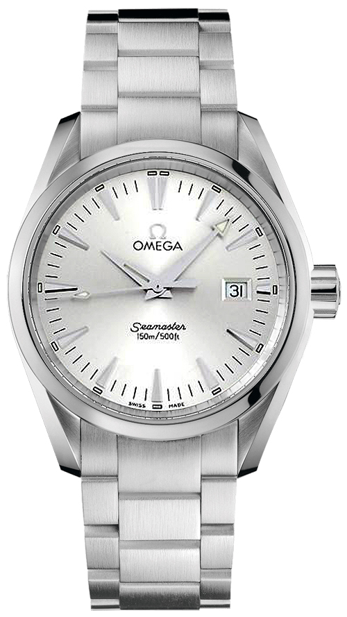 Omega Seamaster Aqua Terra Watches Silver Battery Operated Quartz 25183000 Watch