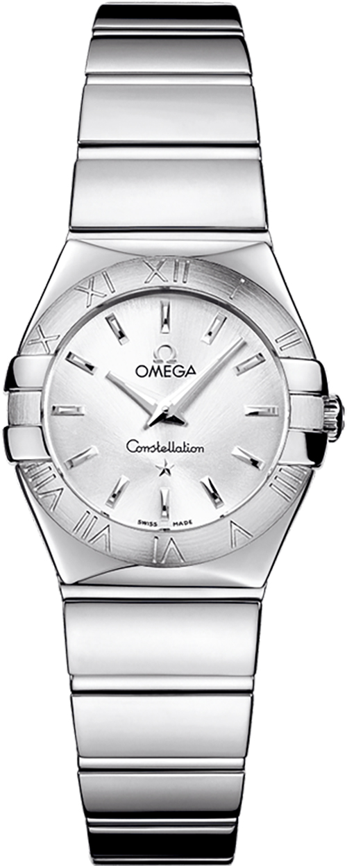 Omega Constellation Watches Ladies Silver Battery Operated Quartz 12310246002002 Watch