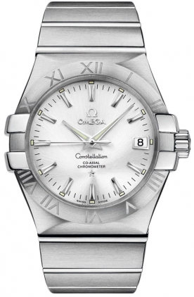 Omega Constellation Watches Mens Silver Self winding Automatic 12310352002001 Watch