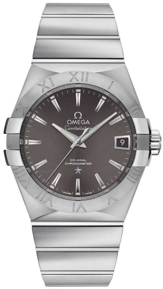 Omega Constellation Watches Mens Grey Self winding Automatic Chronometer 12310382106001 Watch
