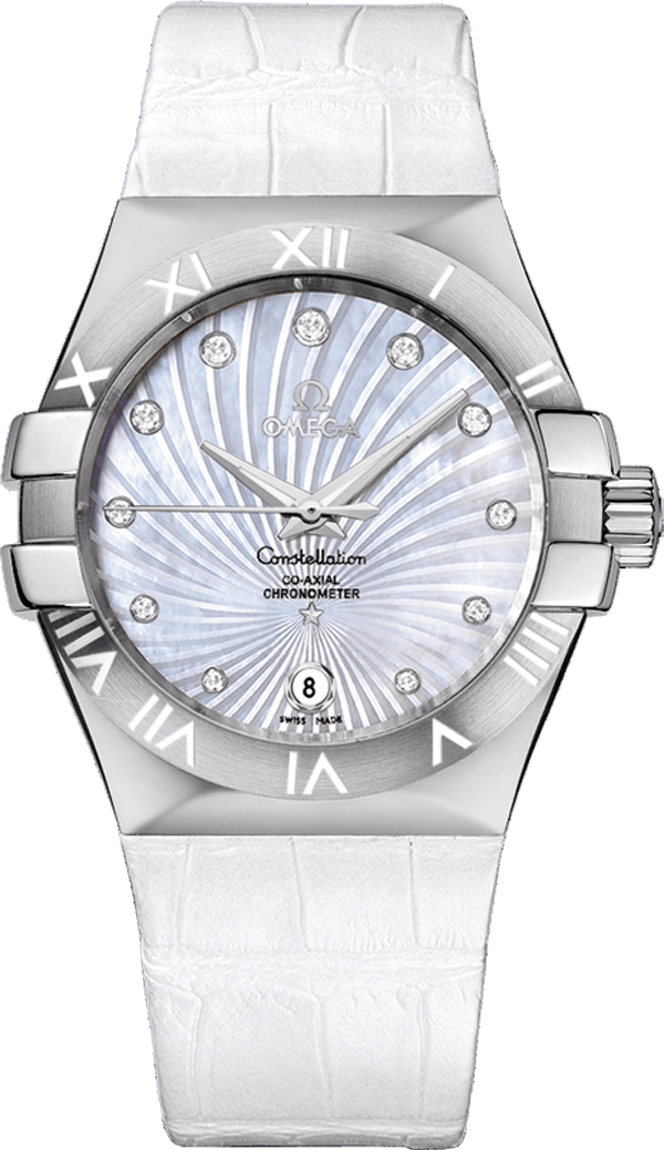 Omega Constellation Watches Ladies White Self winding Automatic 12313352055001 Watch