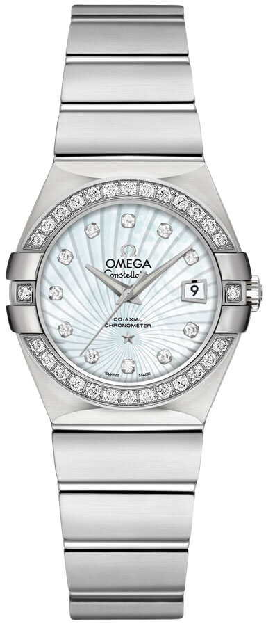 Omega Constellation Watches Ladies Pearl White Self winding Automatic 12315272055001 Watch
