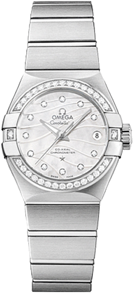 Omega Constellation Watches Ladies Pearl White Self winding Automatic 12315272055002 Watch