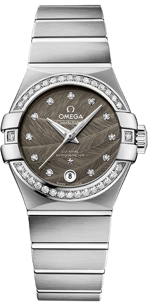 Omega Constellation Watches Ladies Grey Self winding Automatic 12315272056001 Watch