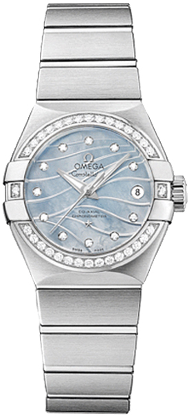 Omega Constellation Watches Ladies Blue Self winding Automatic 12315272057001 Watch