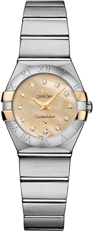 Omega Constellation Watches Ladies Champagne Battery Operated Quartz 12320246057002 Watch