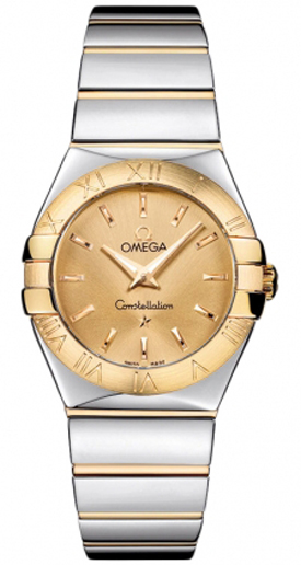 Omega Constellation Watches Ladies Gold Battery Operated Quartz 12320276008002 Watch