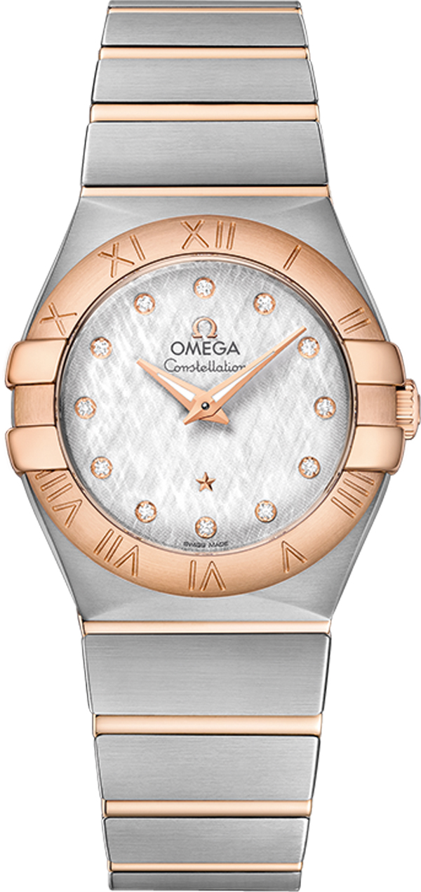 Omega Constellation Watches Ladies Diamonds Battery Operated Quartz 12320276052002 Watch