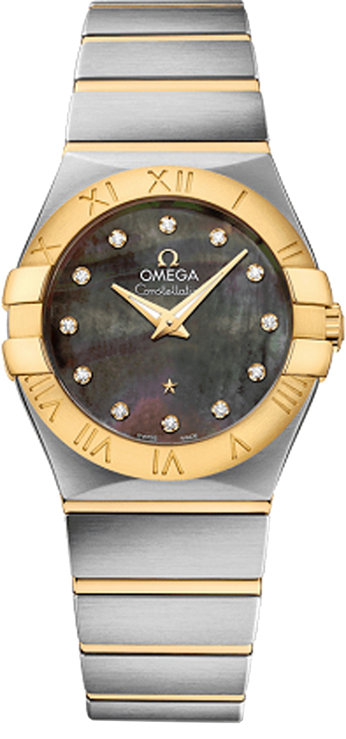 Omega Constellation Watches Ladies Grey Battery Operated Quartz 12320276057007 Watch