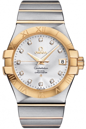 Omega Constellation Watches Mens Silver Self winding Automatic Chronometer 12320352052002 Watch