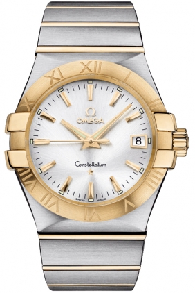 Omega Constellation Watches Mens Silver Battery Operated Quartz 12320356002002 Watch