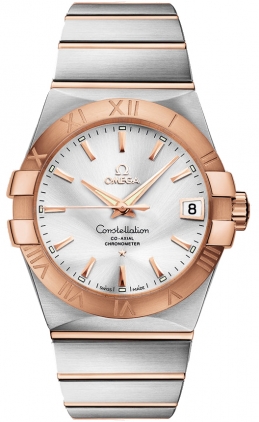 Omega Constellation Watches Mens Silver Self Winding Automatic 12320382102001 Watch