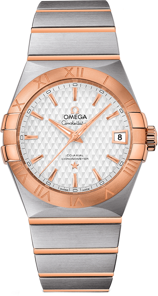 Omega Constellation Watches Mens Silver Self winding Automatic 12320382102008 Watch