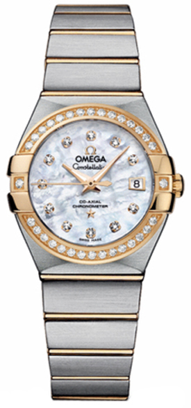 Omega Constellation Watches Ladies Pearl White Self winding Automatic 12325272055003 Watch