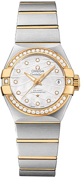Omega Constellation Watches Ladies Pearl White Self winding Automatic 12325272055004 Watch