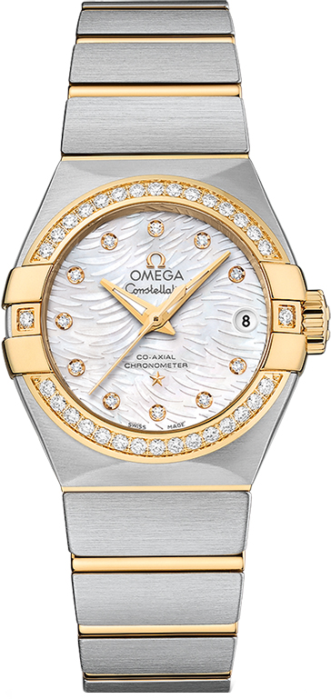 Omega Constellation Watches Ladies Pearl White Self winding Automatic 12325272055007 Watch
