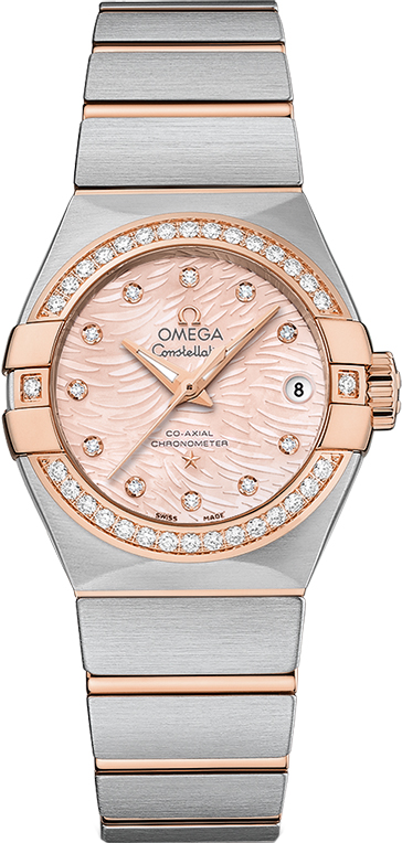 Omega Constellation Watches Ladies Pink Self winding Automatic 12325272057004 Watch