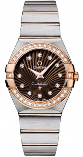Omega Constellation Watches Ladies Brown Battery Operated Quartz 12325276063001 Watch