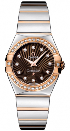 Omega Constellation Watches Ladies Brown Battery Operated Quartz 12325276063002 Watch