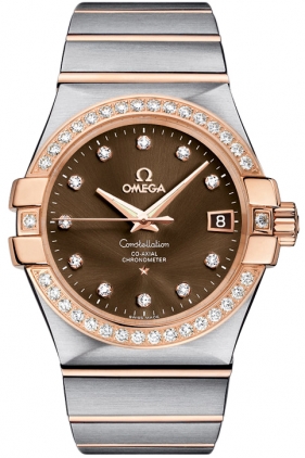 Omega Constellation Watches Brown Self winding Automatic 12325352063001 Watch