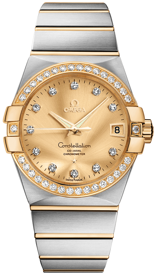 Omega Constellation Watches Mens Champagne Self winding Automatic 12325382158001 Watch