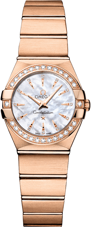 Omega Constellation Watches Pearl White Battery Operated Quartz 12355246055002 Watch