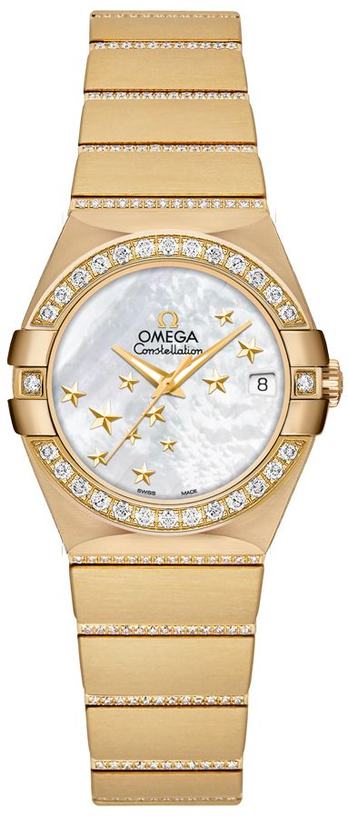 Omega Constellation Watches Ladies Mother of Pearl White Self winding Automatic 12355272005002 Watch
