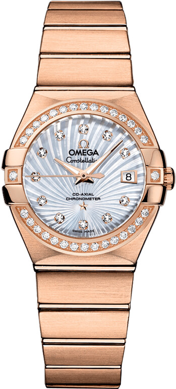 Omega Constellation Watches Ladies White Self winding Automatic 12355272055001 Watch