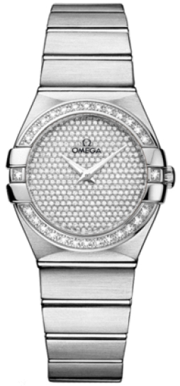 Omega Constellation Watches Ladies Diamonds Battery Operated Quartz 12355276099001 Watch