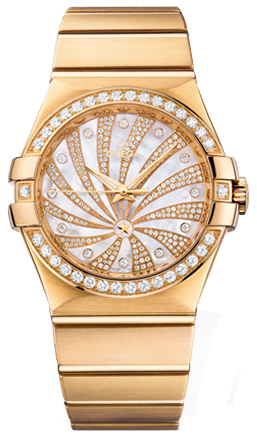 Omega Constellation Watches Ladies Pearl White Self winding Automatic 12355352055001 Watch