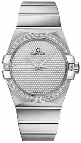 Omega Constellation Watches Mens Diamonds Self Winding Automatic 12355382099001 Watch