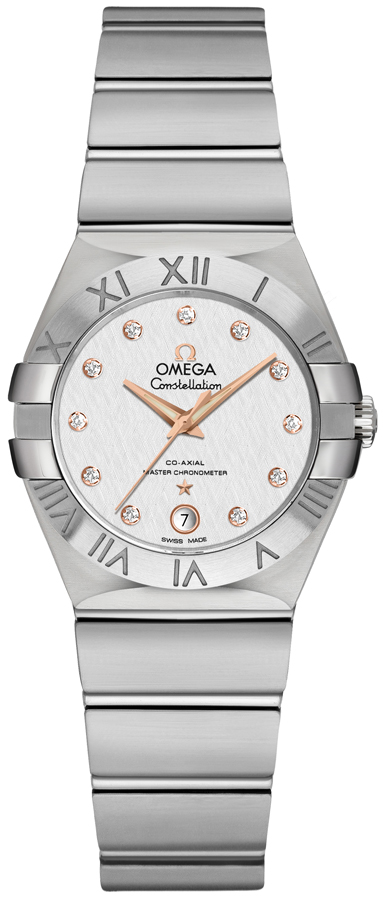 Omega Constellation Watches Ladies Silver Self winding Automatic 12710272052001 Watch