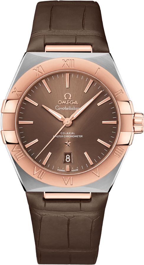 Omega Constellation Watches Mens Brown Self Winding Automatic 13123392013001 Watch