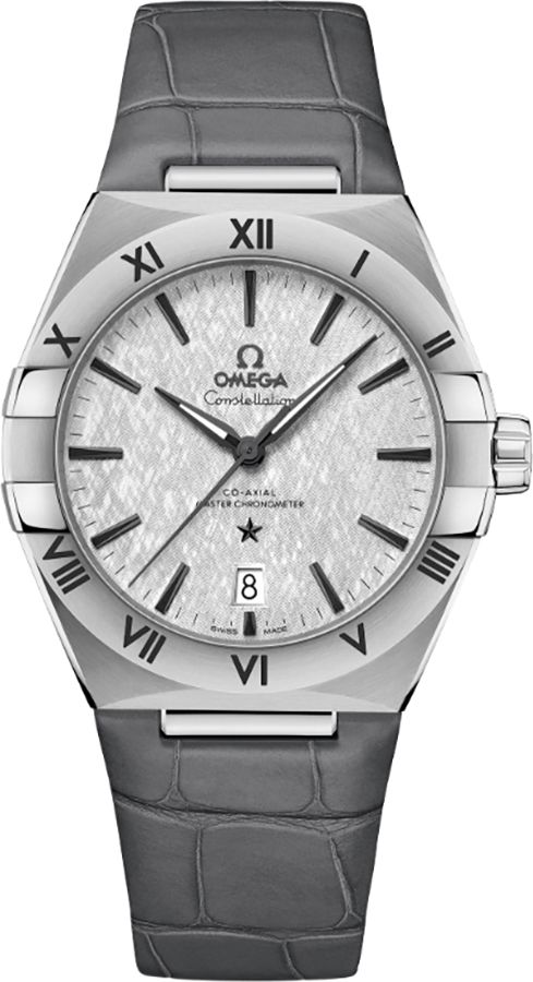 Omega Constellation Watches Mens Grey Self Winding Automatic 13113392006001 Watch