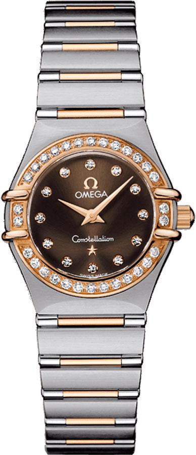 Omega Constellation Watches Ladies Brown Battery Operated Quartz 13606000 Watch
