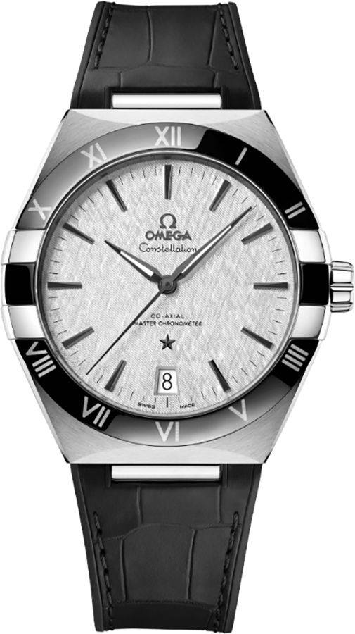 Omega Constellation Watches Mens Grey Self Winding Automatic 13133412106001 Watch