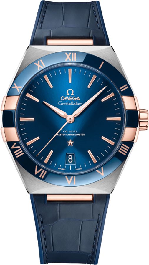 Omega Constellation Watches Mens Blue Self Winding Automatic 13123412103001 Watch