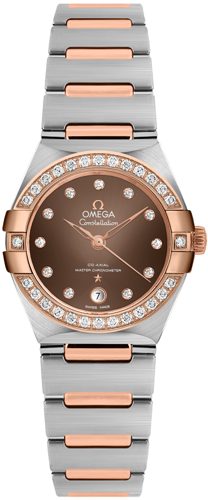 Omega Constellation Watches Ladies Brown Self winding Automatic Chronometer 13125292063001 Watch