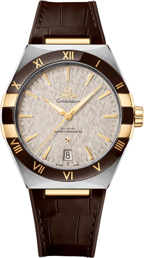 Omega Constellation Watches Mens Grey Self Winding Automatic 13123412106002 Watch