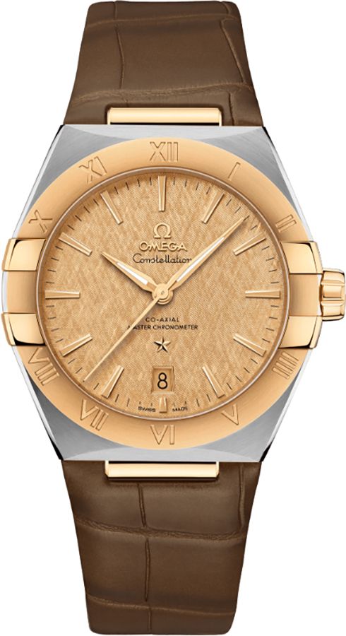 Omega Constellation Watches Mens Champagne Self Winding Automatic 13123392008001 Watch