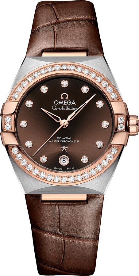 Omega Constellation Watches Unisex Brown Self Winding Automatic 13128362063001 Watch